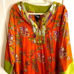 Iris Apfel Beaded Caftan Dress XL